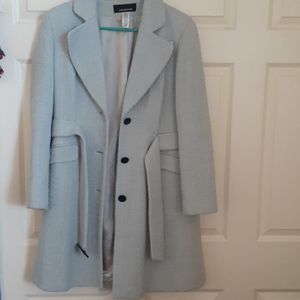 Jones New York Baby Blue Pea Coat